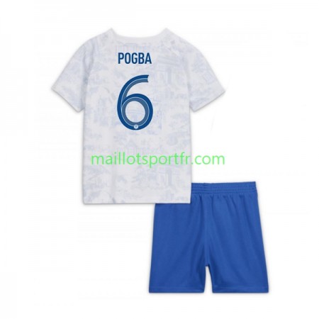 Maillot de Foot France Pogba 6 Enfant Exterieur Coupe du monde 2022